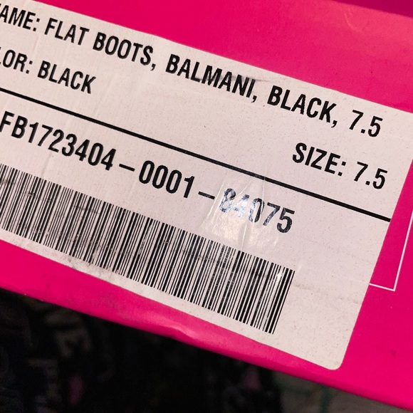 NWOT BALMANI SIDE ZIP BOOT standard width - Picture 3 of 3